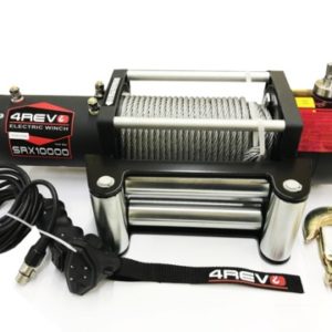 Лебедка автомобильная 4REVO SRX Fast Speed 10000 12В стальной трос