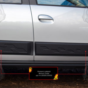 Молдинги на двери (узор) Renault Duster 2021-