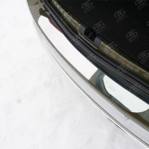 RENAULT DUSTER 2015-2020 Накладка на задний бампер (лист нерж зеркальный) RDN-002189